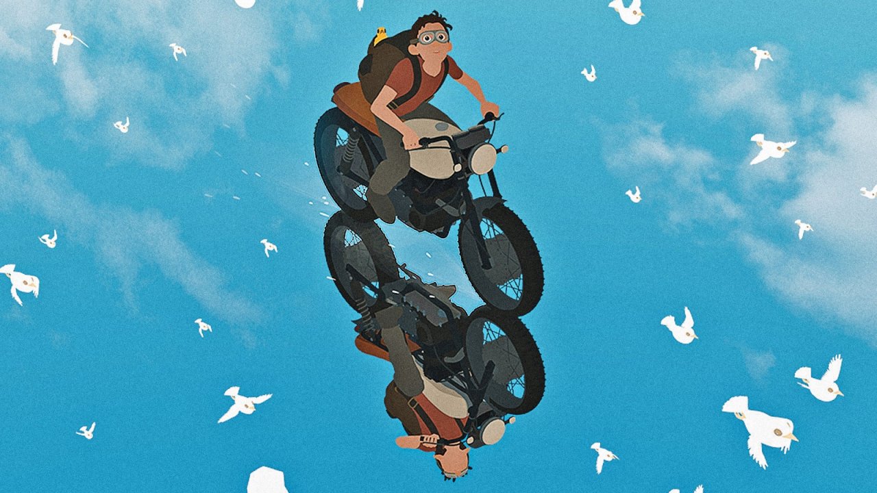 Il protagonista in una scena del film