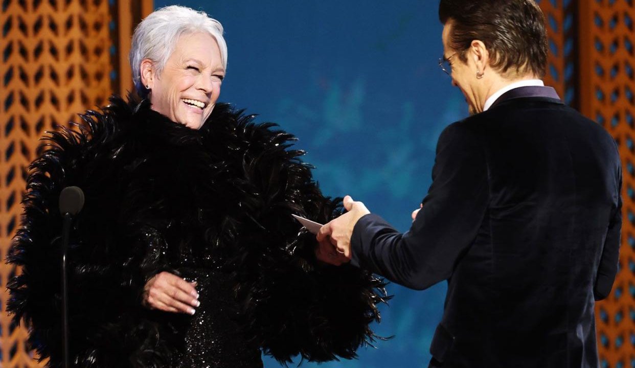 Jamie Lee Curtis e Colin Farrell ai SAG Awards 2025