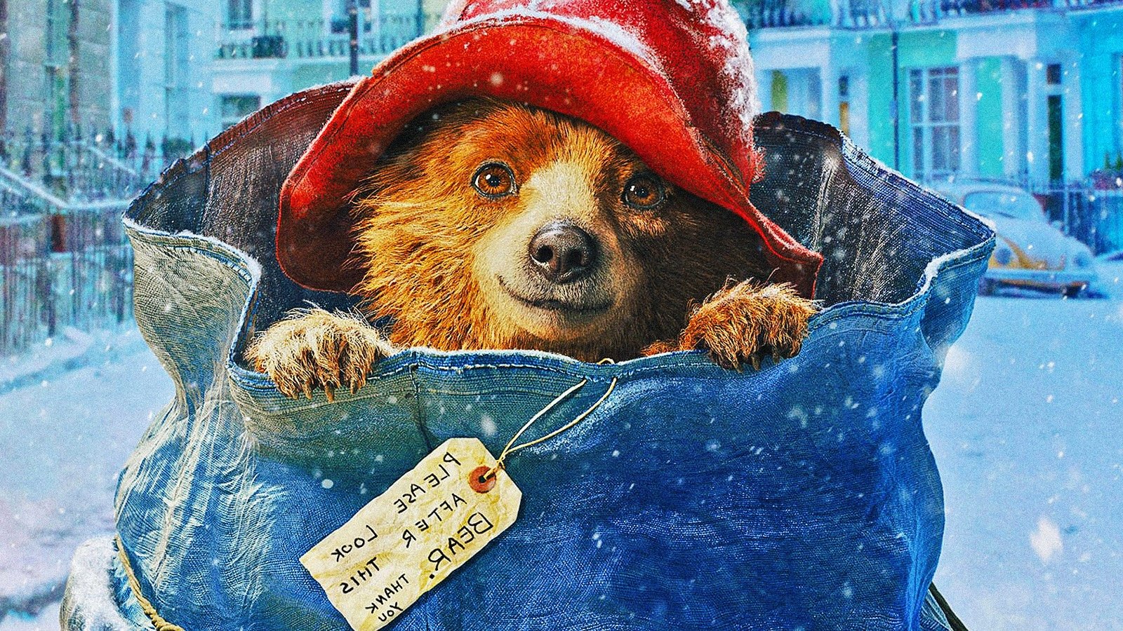 Paddington in un frame dell'ultimo film che lo vede protagonista