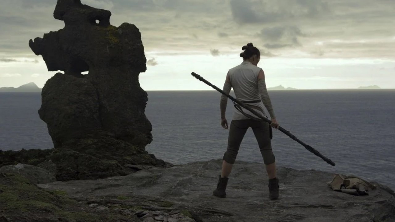 Una scena di Star Wars: Gli ultimi Jedi.