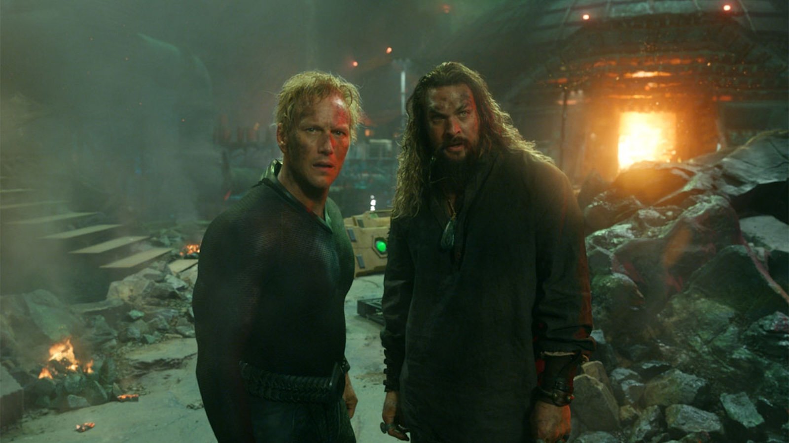 Patrick Wilson e Jason Momoa in Aquaman e il regno perduto