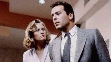 Bruce Willis And Cybill Shepherd In Moonlighting Foto