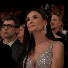 The Substance: Demi Moore durante la cerimonia di consegna degli Oscar 2025