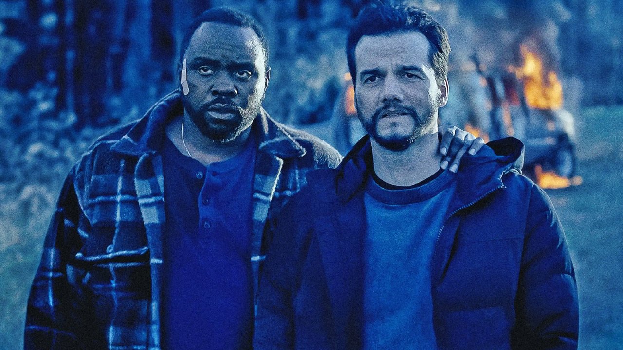 Brian Tyler Henry e Wagner Moura durante la nostra intervista