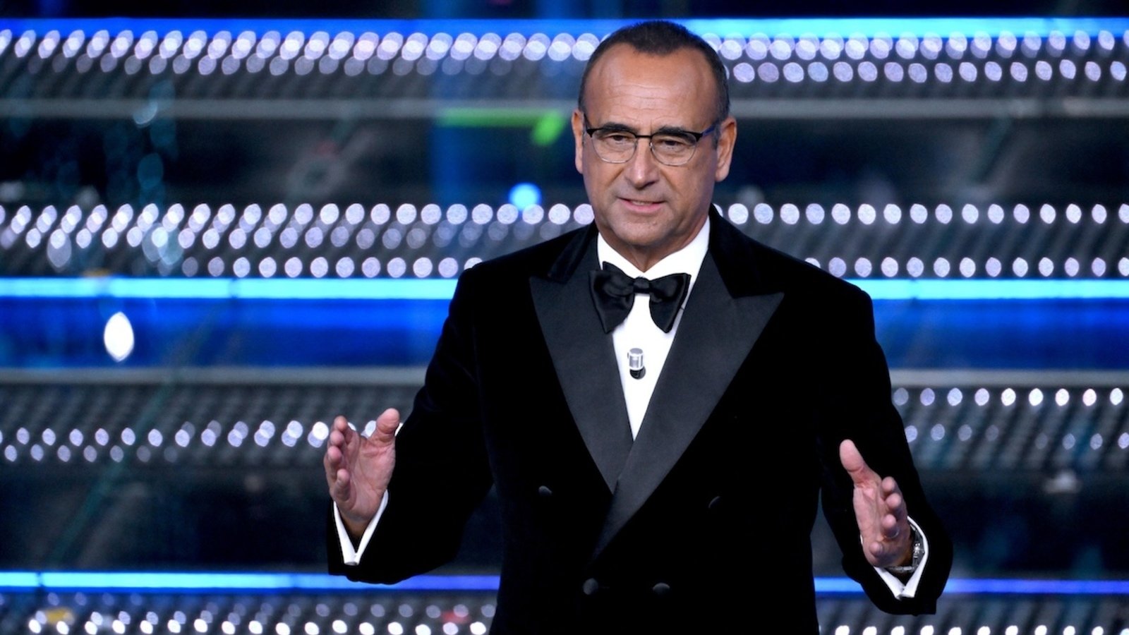 Carlo Conti a Sanremo 2025