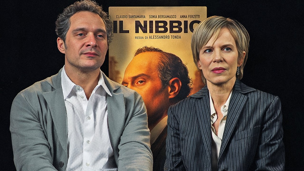 Claudio Santamaria e Sonia Bergamasco durante la nostra intervista