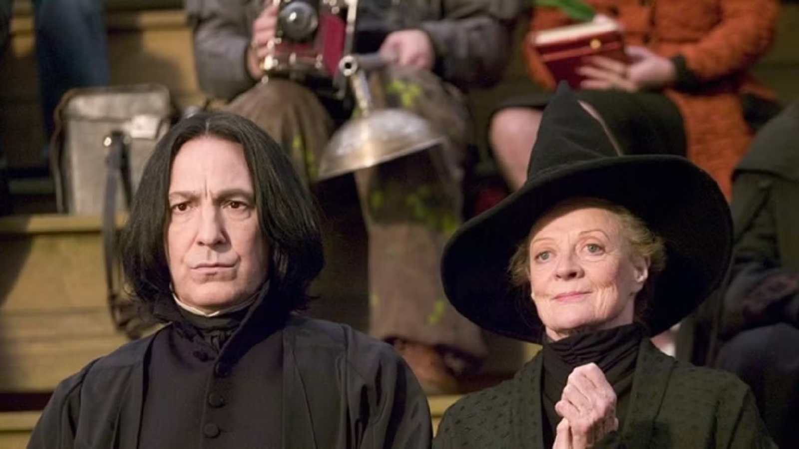 Una foto di Minerva McGranitt e Severus Piton