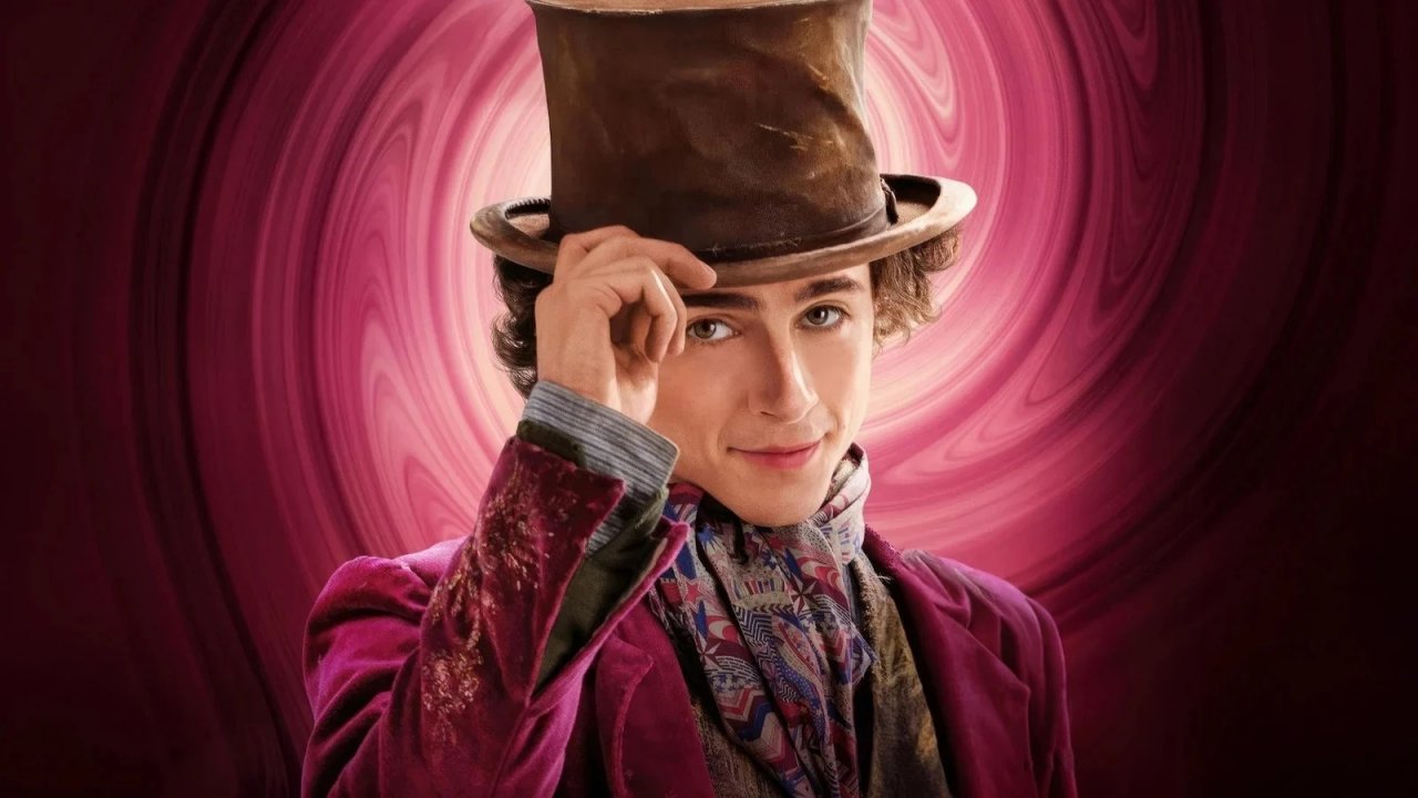 Timothée Chalamet è Wonka.