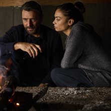 Gioco pericoloso: Elodie con Adriano Giannini durante una scena