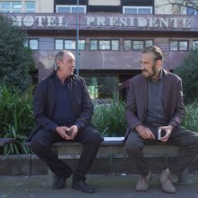 Rocco Schiavone. Marco Giallini e Tullio Sorrentino in una scena del finale nella sesta stagione.