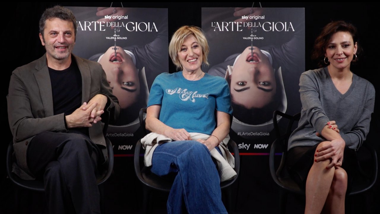 Jasmine Trinca, Valeria Bruni Tedeschi e Guido Caprino presentano L'arte della gioia