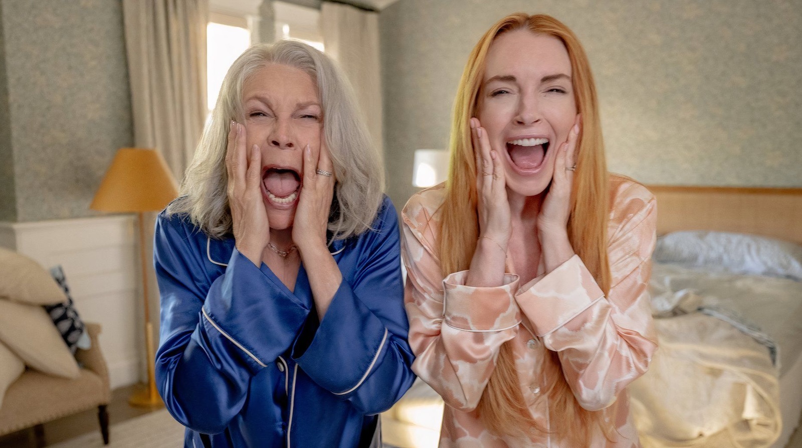 Jamie Lee Curtis e Lindsay Lohan nel teaser di Freakier Friday