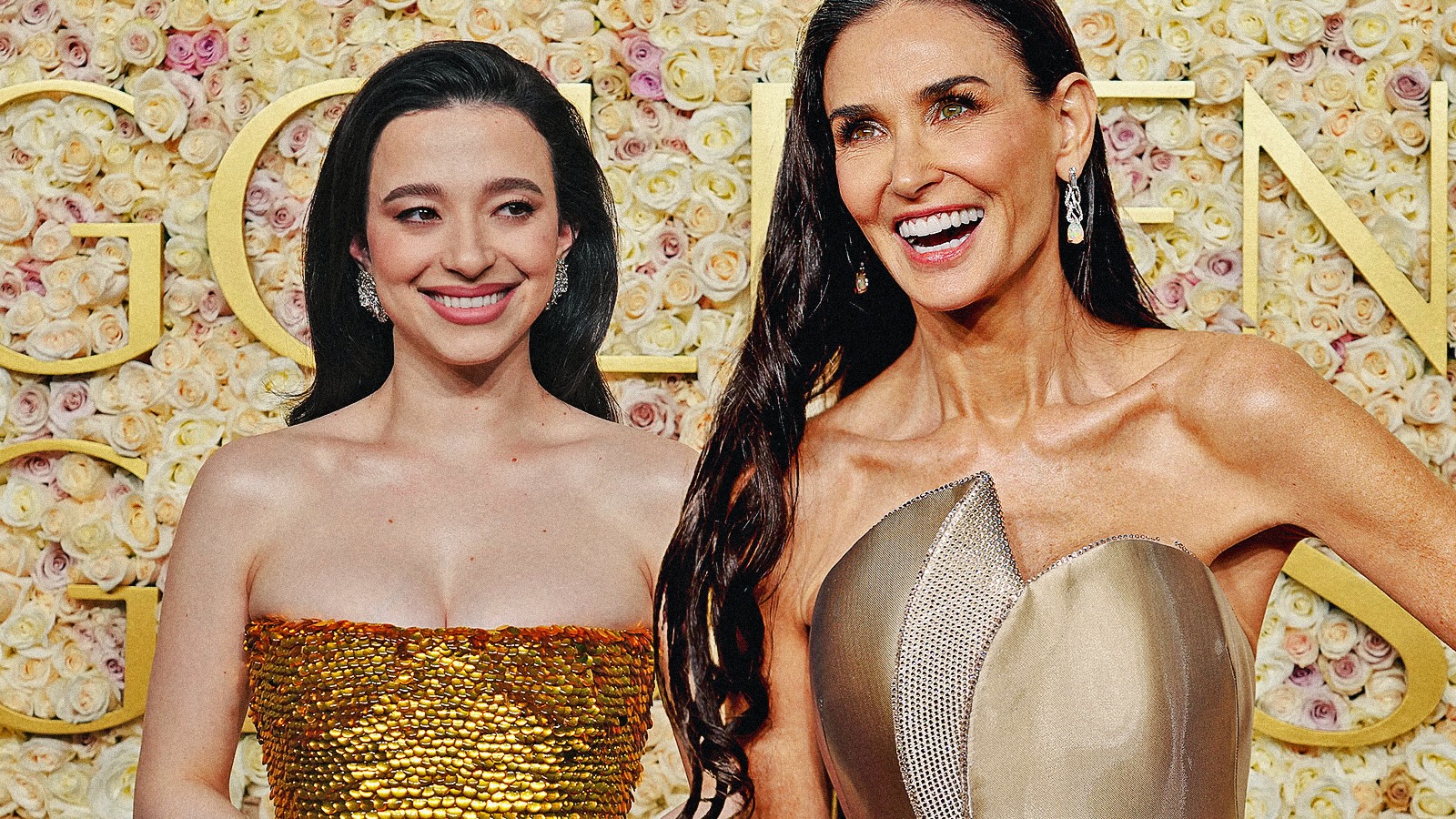 Demi Moore e Mikey Madison agli Oscar 2025.