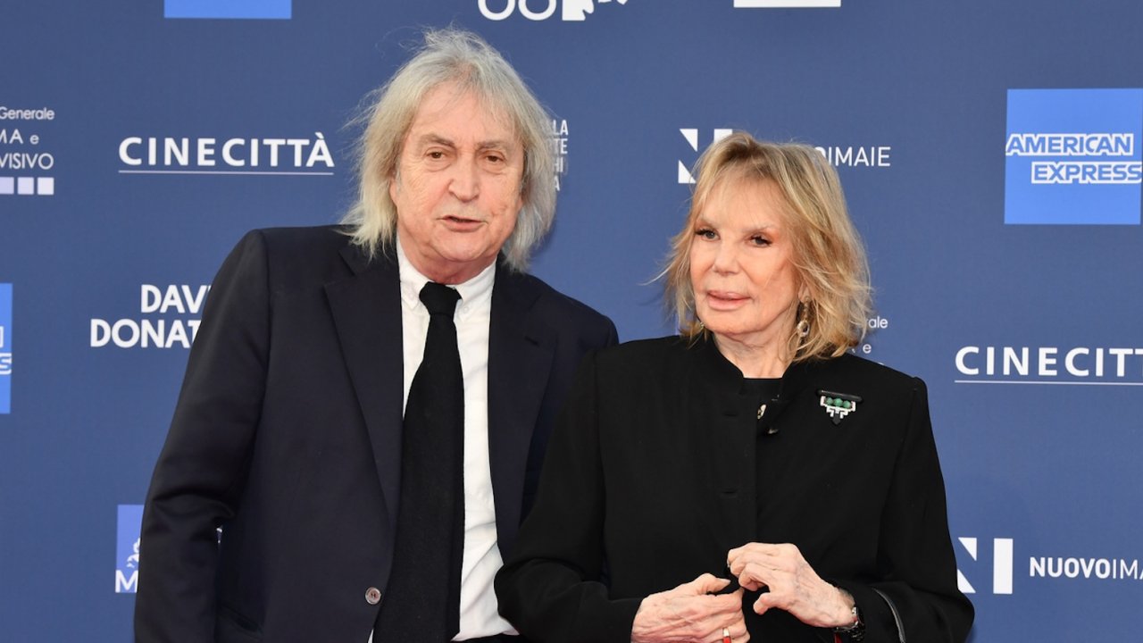 Enrico Vanzina e la moglie Federica Burger