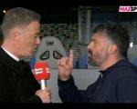 Rino Gattuso esplode in tre lingue, scontro infuocato in diretta TV: 'Tu che hai ganato nella vita?