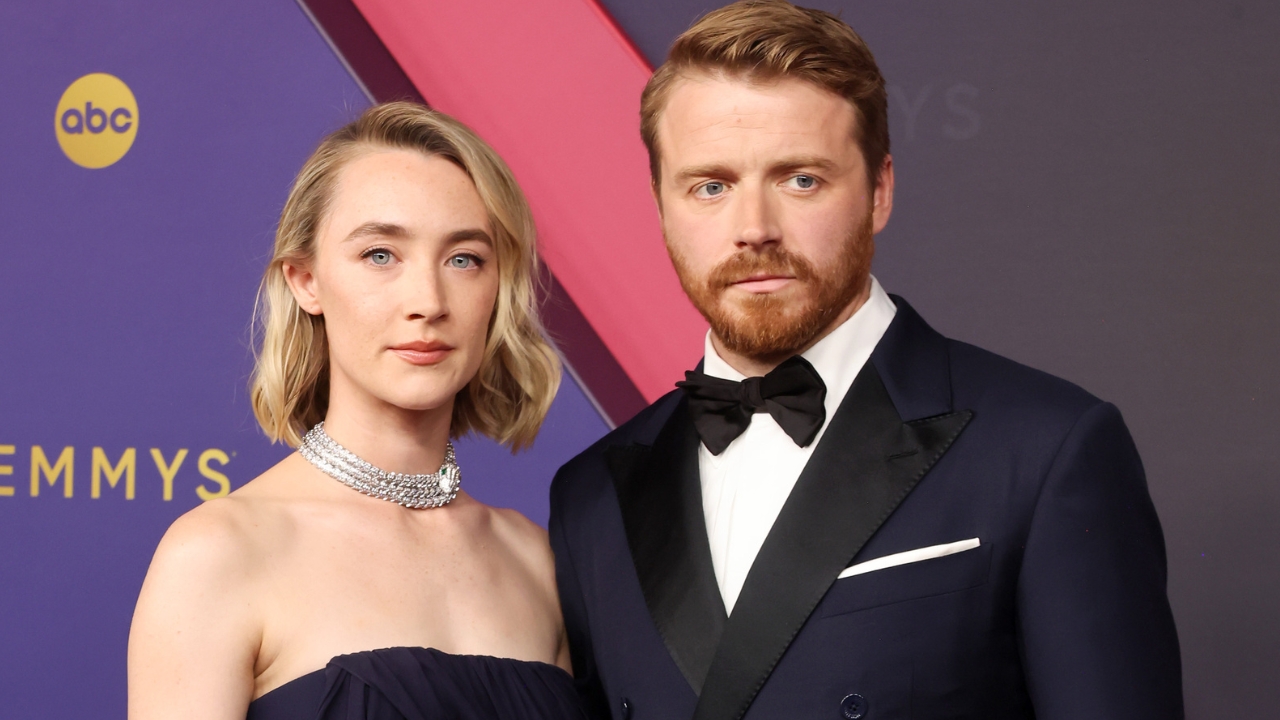 Saoirse Ronan e Jack Lowden alla première di un film