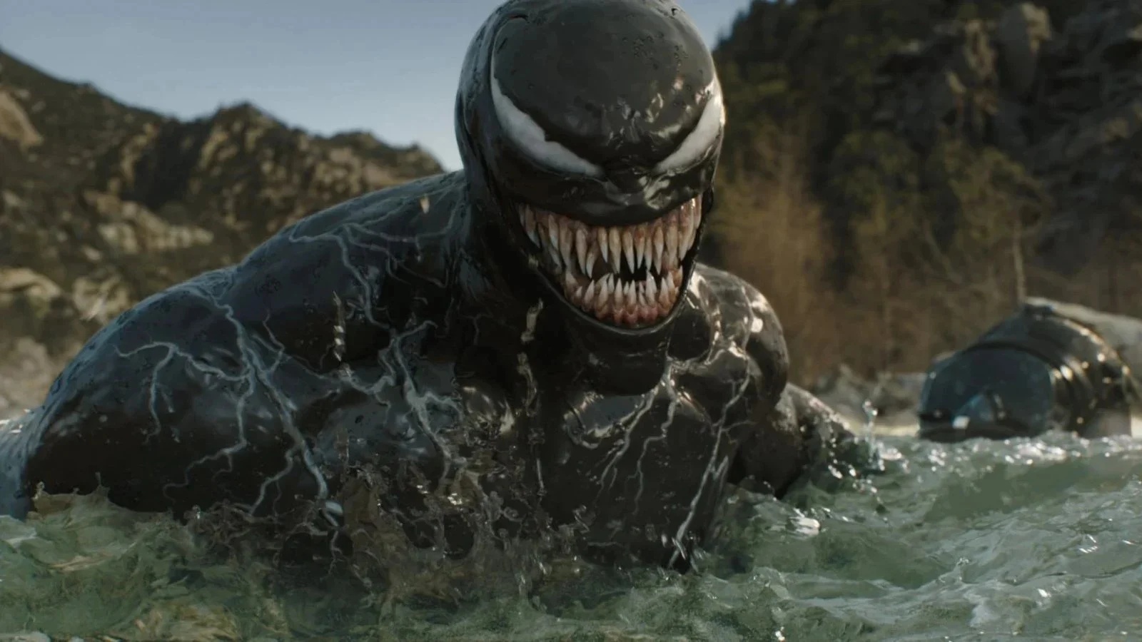 Eddie Brock/Venom in una scena di Venom: The Last Dance.