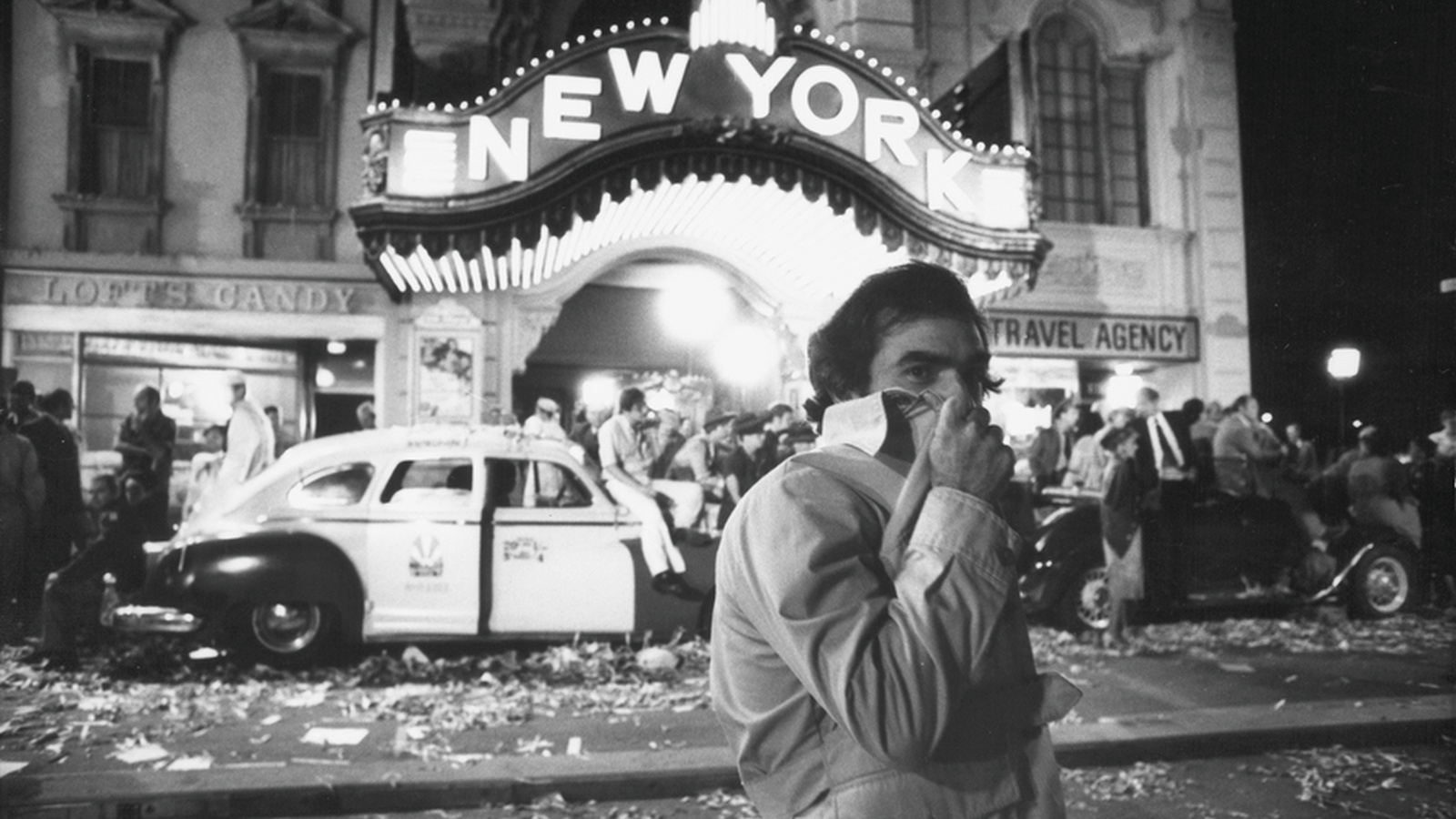 Un giovane Martin Scorsese a New York