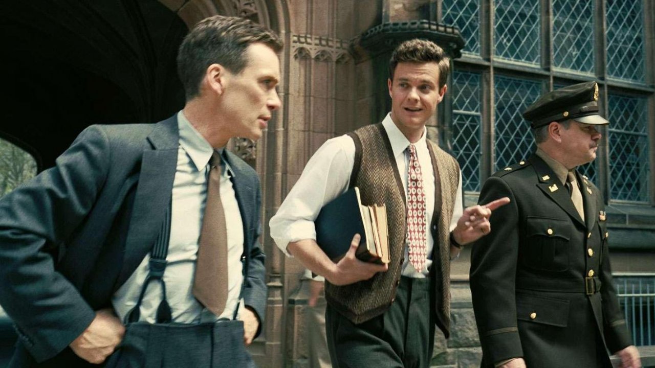 Jack Quaid a fianco di Cillian Murphy e Matt Damon