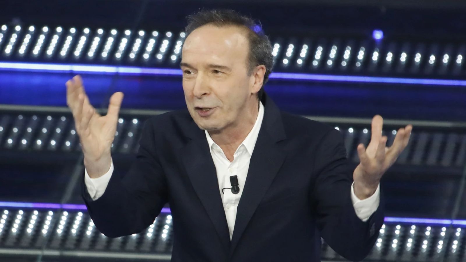 Roberto Benigni a Sanremo 2025