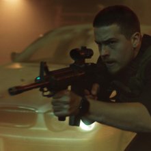 Aftermath - In trappola: una scena d'azione del film