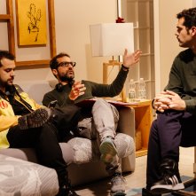 E poi si vede: una foto dal set del film