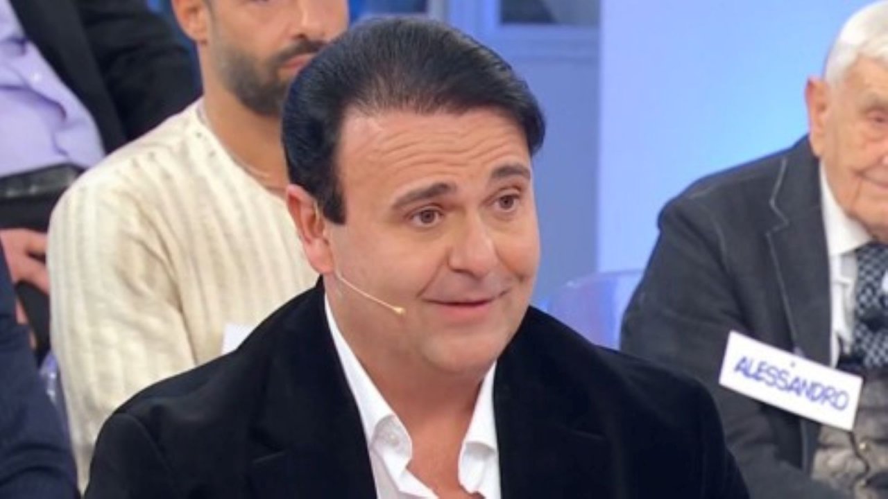 Cosimo Mino Dadorante durante una puntata di Uomini e Donne