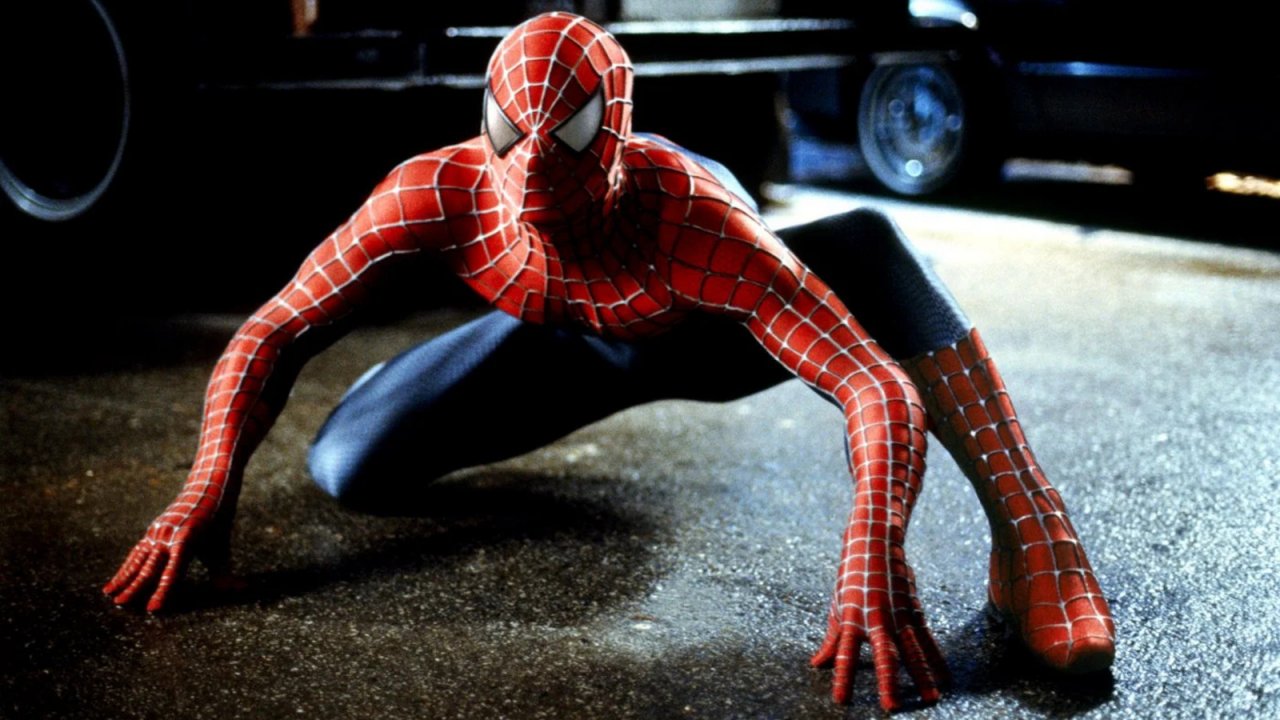 Spider-Man in una scena di Spider-Man.