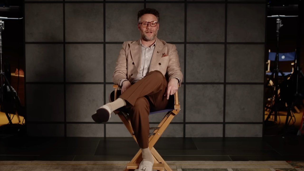 Seth Rogen in un video di The Studio