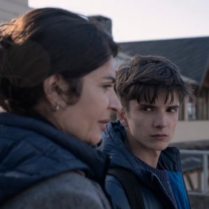 Atrapados. Soledad Villamil e Matías Recalt in una scena della serie.