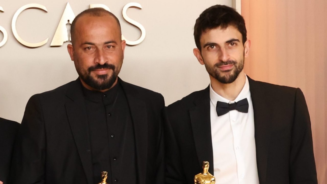 I registi di No Other Land: Hamdan Ballal e Yuval Abraham