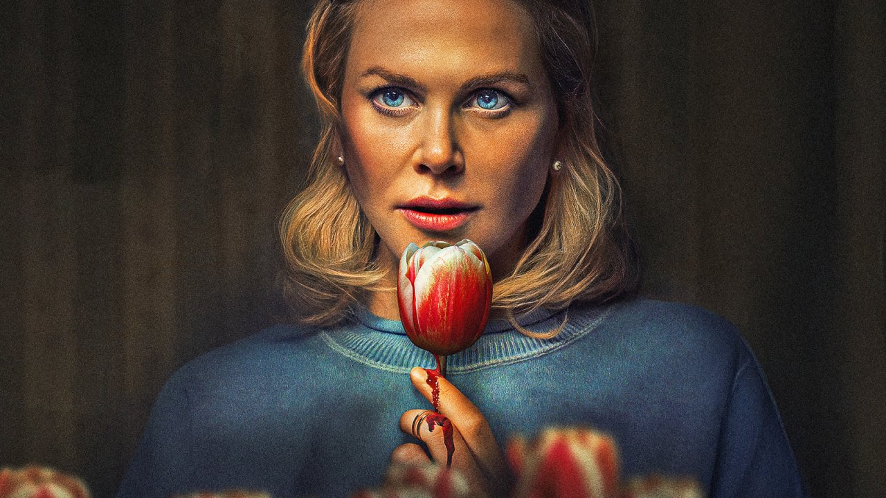 Nicole Kidman con la fronte sporca di sangue