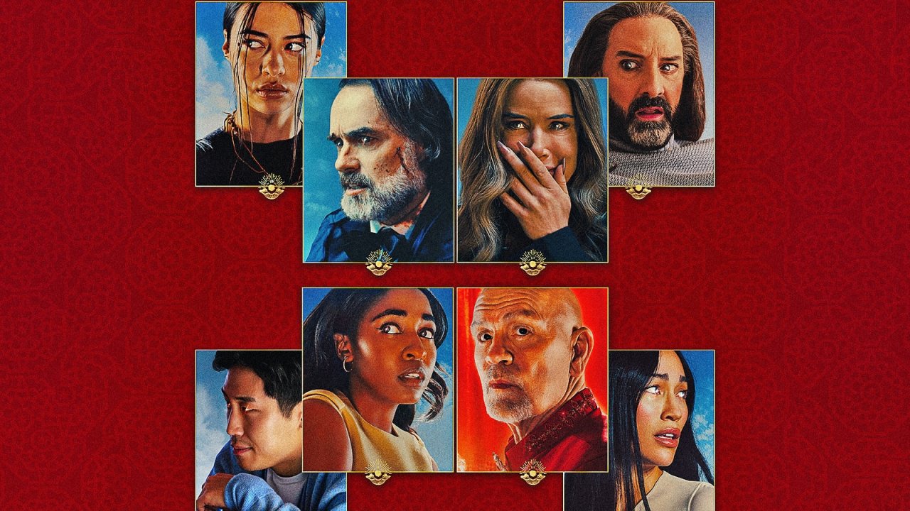 Ayo Edebiri e John Malkovich nell'artwork del film