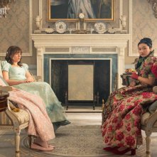 Bridgerton 4: Florence Hunt, Claudia Jessie, Michelle Mao e Isabella Wei in una foto della serie