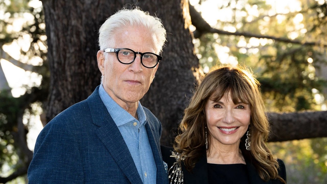 Mary Steenburgen in una foto con il marito Ted Danson