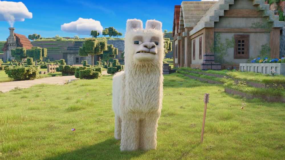 Una scena di Un film Minecraft