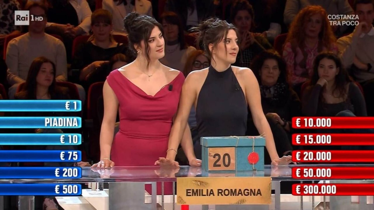 Affari Tuoi, le gemelle dell'Emilia Romagna