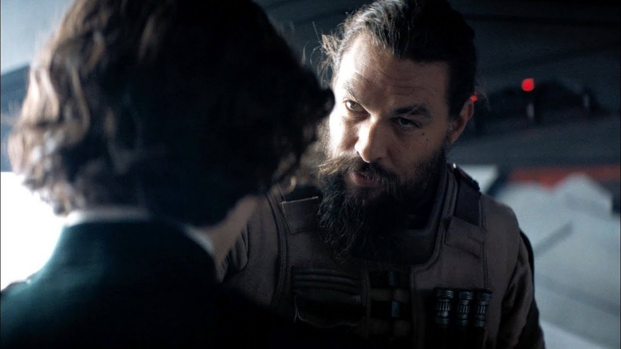 Dune: Jason Momoa in una scena del film