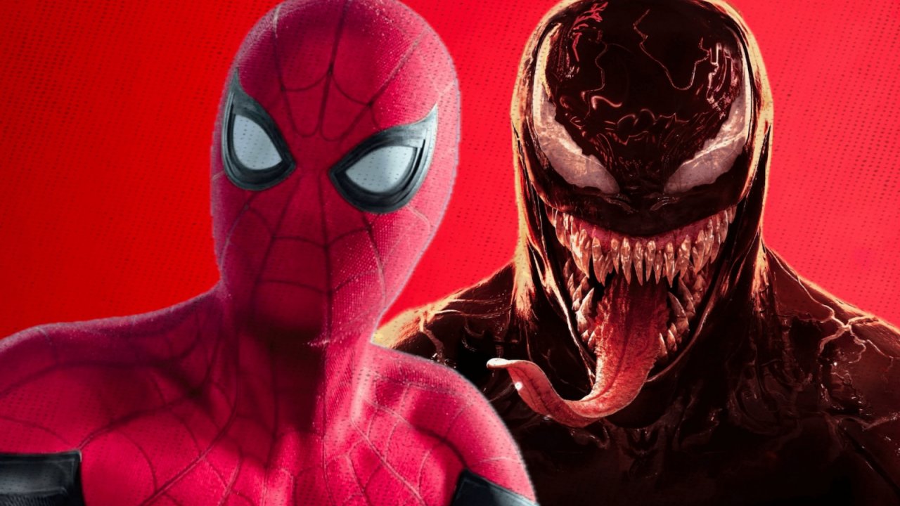 Spider-Man e Venom in un artwork