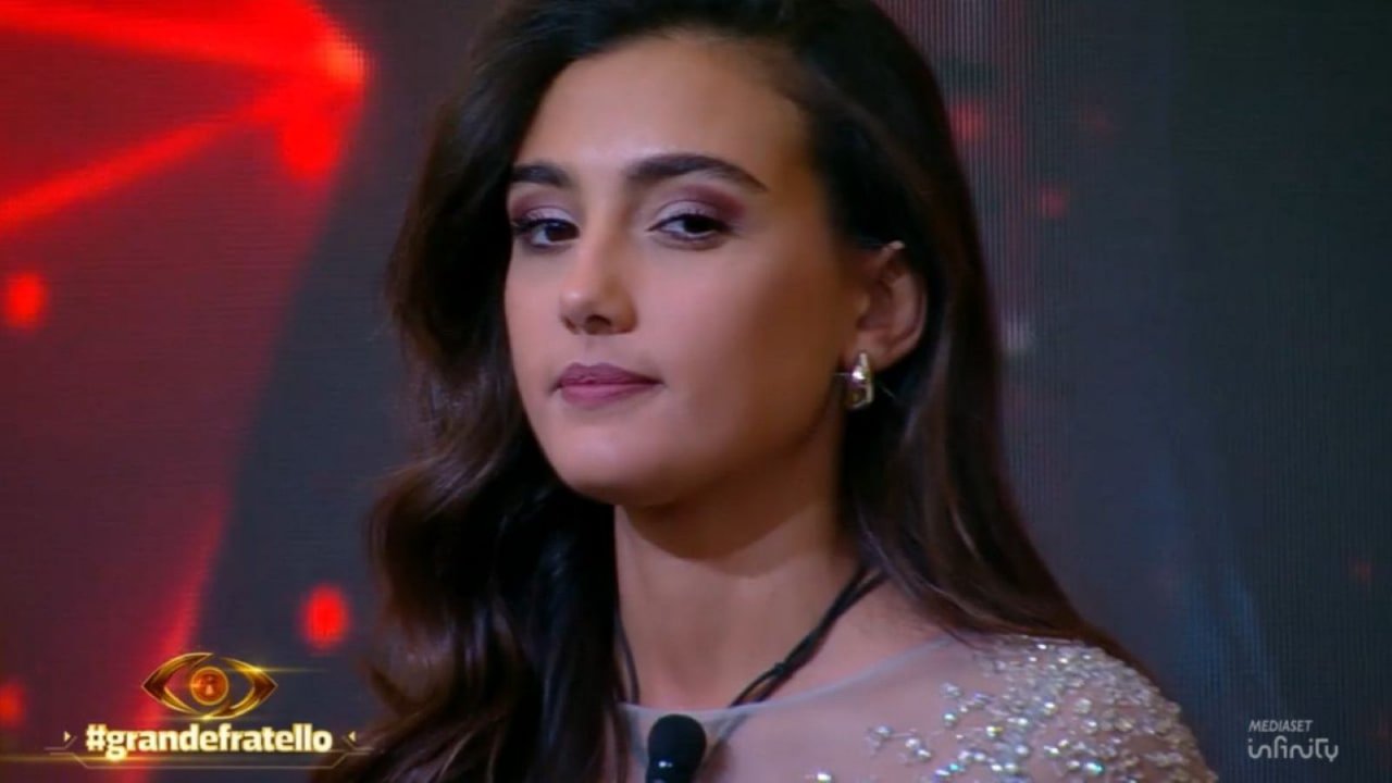 Zeudi Di Palma durante la finale del Grande Fratello