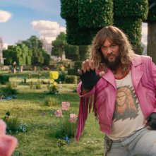 Un film Minecraft: Jason Momoa in una scena