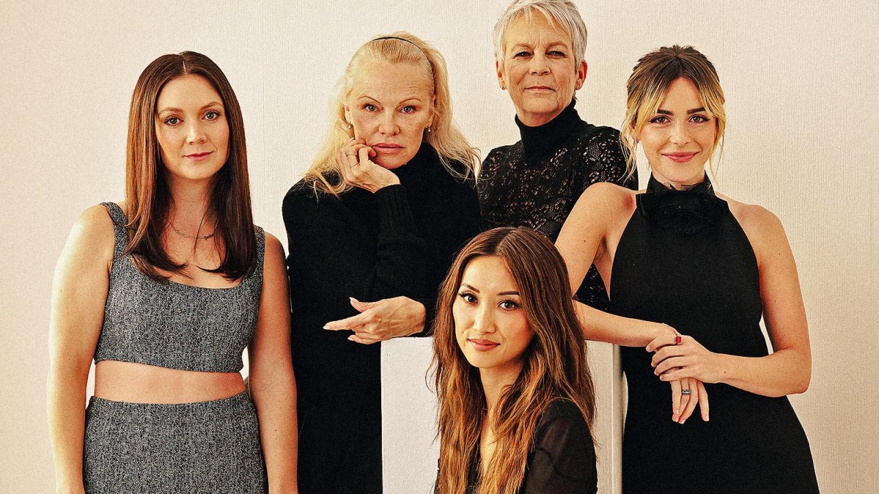 Pamela Anderson in una scena di The Last Showgirl