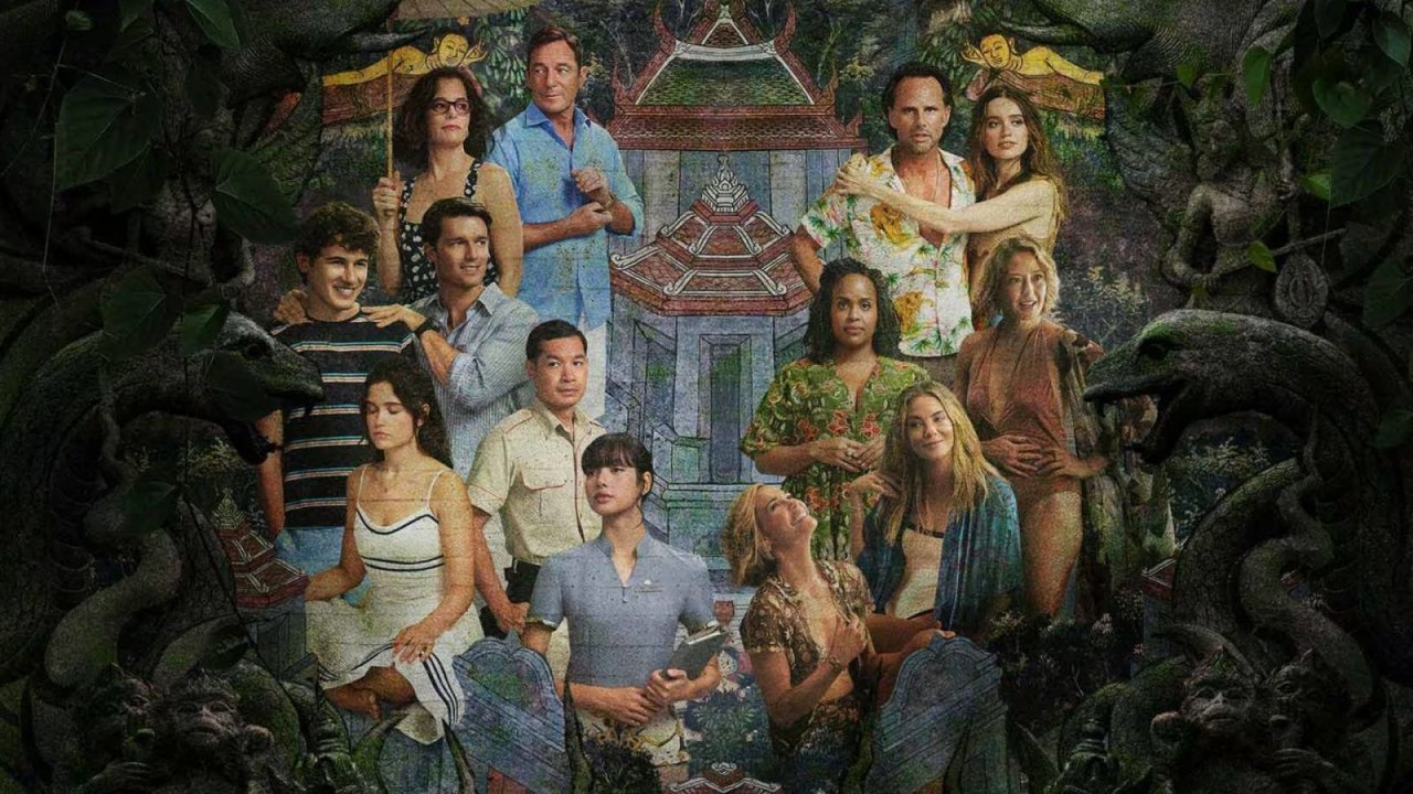 The White Lotus, dettaglio del poster della terza stagione