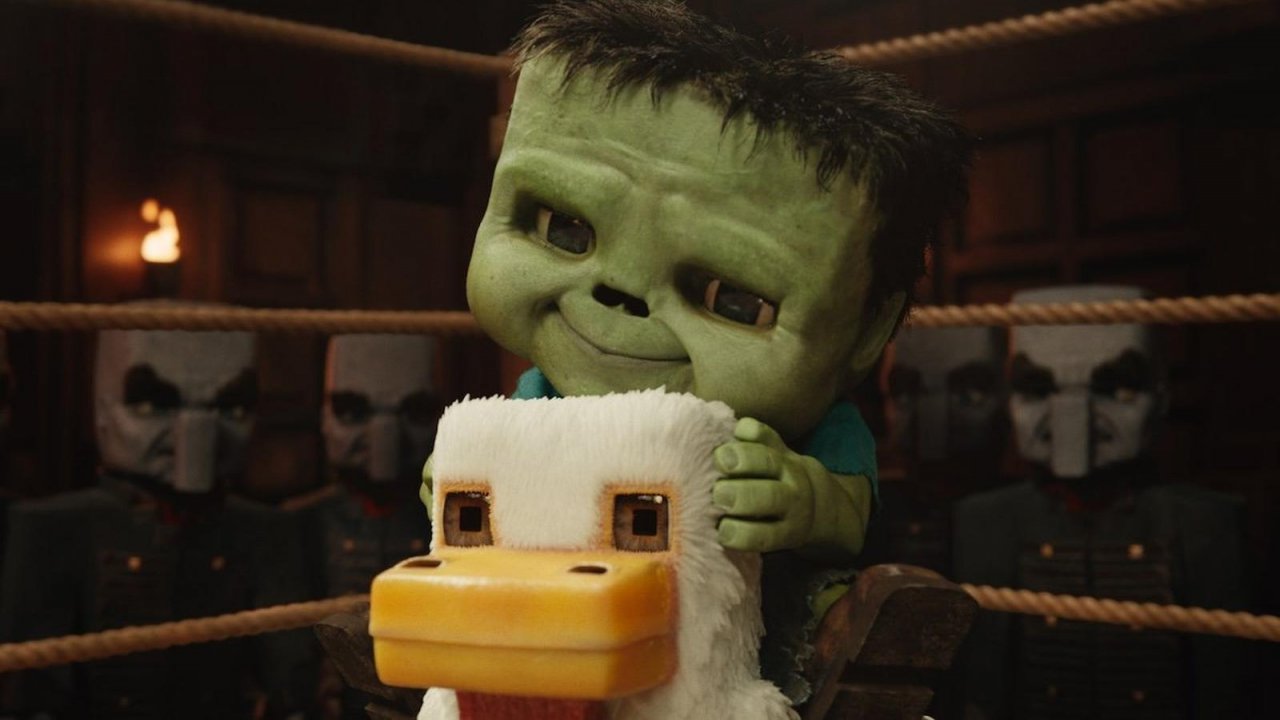 Una scena di Un film Minecraft