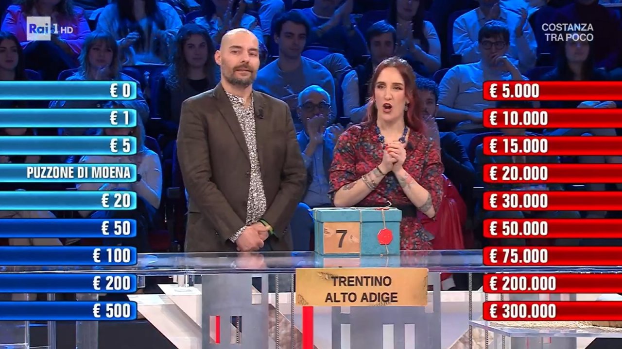 Affari Tuoi, Sally dal Trentino Alto Adige