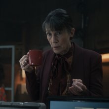 Black Mirror. Harriet Walter nell'episodio 'Hotel Reverie' della settima stagione.