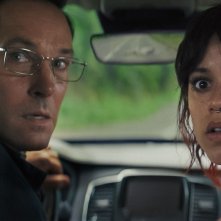 Death of a Unicorn: Jenna Ortega, Paul Rudd in un primo piano