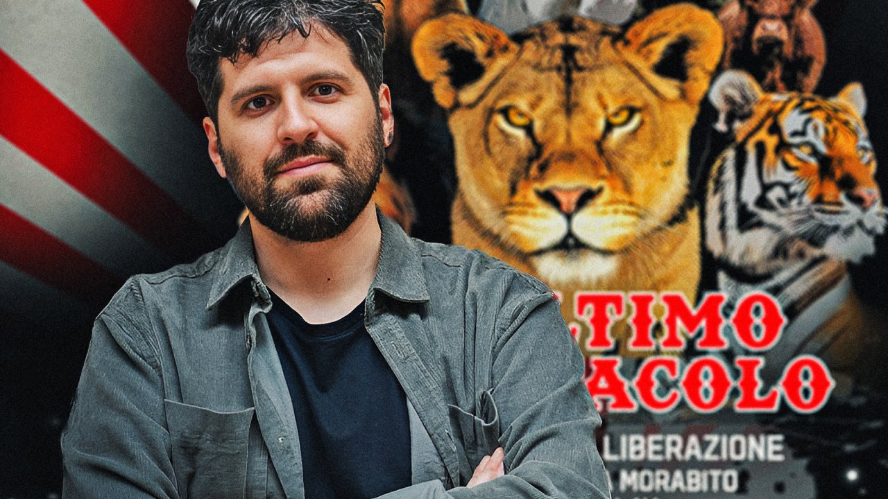 La zebra in una scena de L'ultimo spettacolo