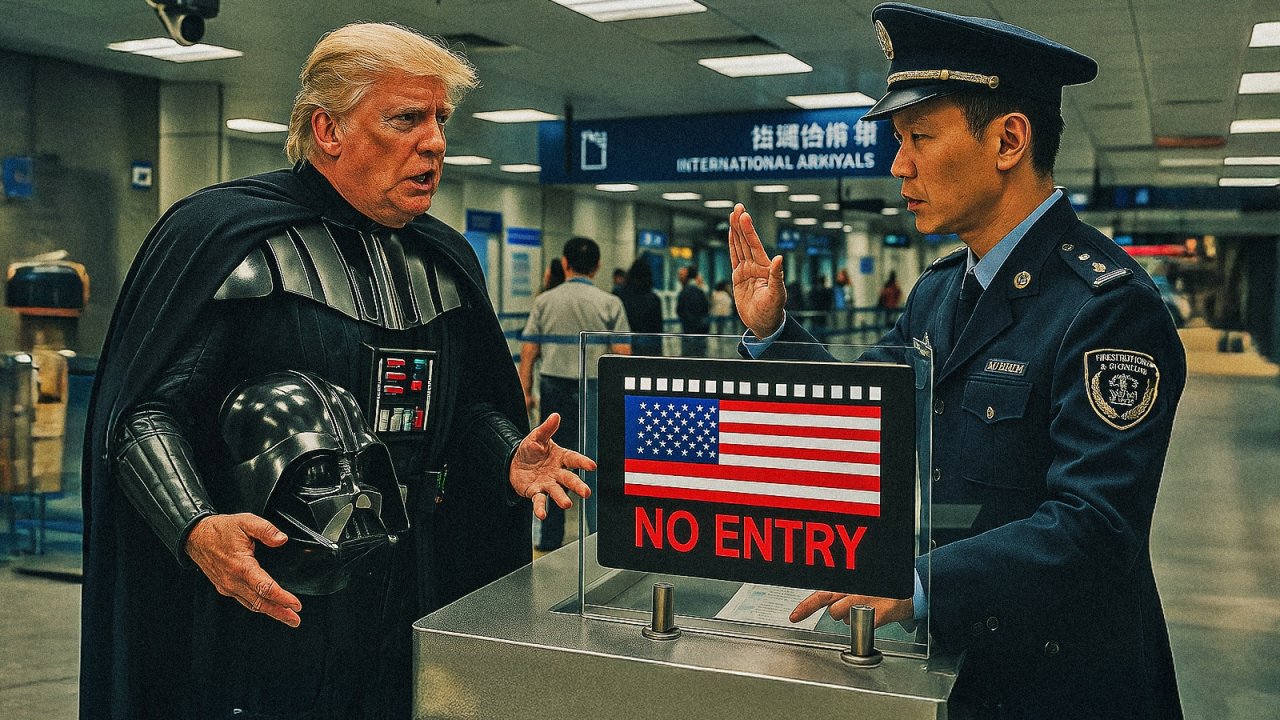 Lo stunt promozionale di Star Wars sulla Grande Muraglia cinese fatto per Il risveglio della Forza