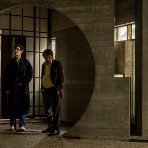 Le città di pianura: Filippo Scotti con Sergio Romano e Pierpaolo Capovilla nella prima foto